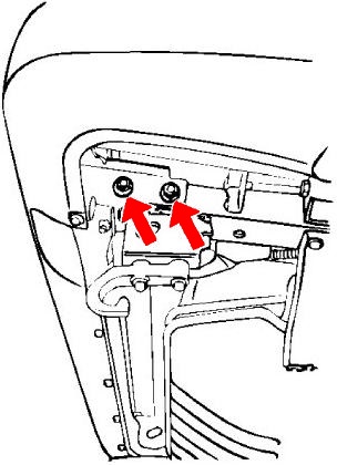 diagram of rear bumper Isuzu Bighorn (Trooper) (1991 - 2004)